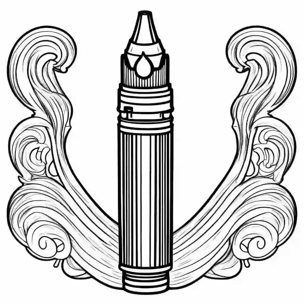 Fountain Pen coloring pages
